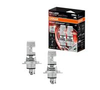 Kit coppia lampadine H4 LED Omologate Night breaker led speed +450% Osram