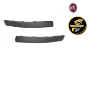 KIT COPPIA MODANATURA PROFILO PARAURTI FIAT PANDA ANTERIORE NERA DA 2003 AL 2011