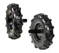 KIT COPPIA RUOTE GOMMATE 400X8" PER MOTOZAPPA FRESA MTZ80 (10060)