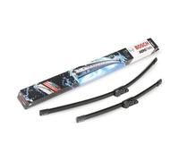 KIT COPPIA SPATOLE SPAZZOLE TERGI BOSCH AEROTWIN A295S RENAULT TWINGO II