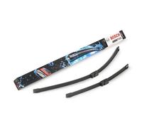 KIT COPPIA SPATOLE SPAZZOLE TERGI BOSCH AEROTWIN A977S FORD FOCUS II TURNIER 04