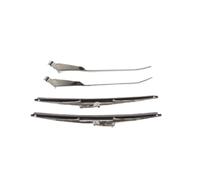Kit Coppia Spazzole e Bracci Tergicristalli tergi Acciaio cromati FIAT 500 F L R