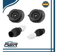 KIT COPPIA TAMPONI CON CUFFIE + SUPPORTI FIAT PANDA PUNTO FORD KA LANCIA YPSILON