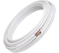 Kit Coppia Tubi Rame Condizionatore Condizionamento 7 Metri 1/4" + 1/2" Adatto A Gas R410A R407C R32