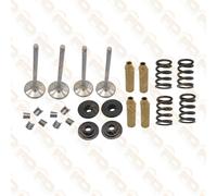 KIT COPPIA VALVOLA 39 E COPPIA VALVOLA 34 CON PIATTELLO, SEMICONI, GUIDE E MOLLE
