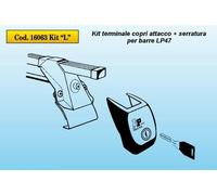Kit copri attacco + chiusura chiave per barre LP47-LP48