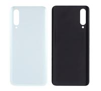 (KIT) Copri Batteria + biadesivo compatibile con XIAOMI Mi 9 Lite M1904F3BG MI CC9 6.39" Ricambio Vetro Posteriore Back Cover Retro Scocca adesivo Bianco