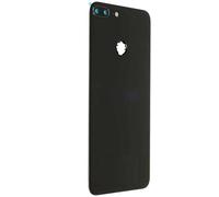 (KIT) Copri Batteria + biadesivo + Lente compatibile con Huawei Honor 9 Lite/LLD-L31 LLD-L21 LLD-AL00 LLD-AL10 n.1 Vetro Posteriore Back Cover Retro Scocca + adesivo + Lente cornice (Nero)