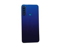(KIT) Copri Batteria + biadesivo + Lente compatibile con Xiaomi Redmi Note 8T / M1908C3XG Vetro Posteriore Back Cover Retro Scocca + adesivo + lente obbiettivo CAMERA (Blu)