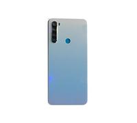(KIT) Copri Batteria + biadesivo + Lente compatibile con Xiaomi Redmi Note 8T / M1908C3XG Vetro Posteriore Back Cover Retro Scocca + adesivo + lente obbiettivo CAMERA (Bianco)