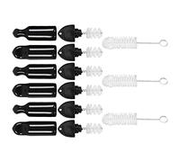 Kit Copri Rubinetto Birra, Set Spazzole per Rubinetto Birra, 6 Tappi Rubinetto in Gomma e 3 Spazzole in Acciaio Inossidabile, Sigillatura Efficace e Facile Rimozione, per