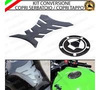 KIT COPRI SERBATOIO + COPRI TAPPO BENZINA PER KAWASAKI Versys 650 2010-2014 ABS