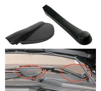 Kit Copri Tergicristallo per for bmw Serie 5 6 E60 E61 E63 E64 ABS Nero 2 pz