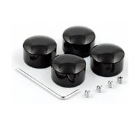 Kit copribulloni testata lisci neri Mcs 85-99 Evo Big Twin 86-22 XL Sportster 08