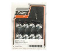 Kit copribulloni testata stile tappo cromato Colony 73-84 XL Sportster