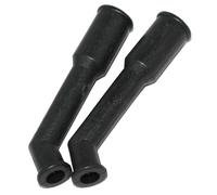 Kit Copricandele Tappo Bobina Spark Per Royal Enfield UCE Nero In Plastica GEc