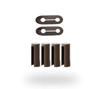 Kit copricerniera e copridado per porte blindate Marca Di.Bi., colore Marrone