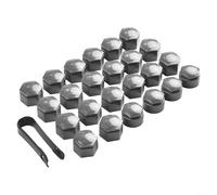 Kit copridadi ruota 24 pezzi per Vauxhall e bullone di bloccaggio da 22 mm e strumento di rimozione per proteggere e rifinire i bulloni delle ruote del veicolo
