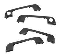 Kit coprimaniglia esterna nera, 2/4 pezzi, con guarnizione in gomma, 51218122442, 51218122441, for BMW, for E36, for E34, for E32, for Serie 3, for Serie 5, for Serie 7(4pcs Front Rear)