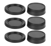 Kit Copriobiettivo per Fotocamera e Copriobiettivo Posteriore per Fotocamere F Mount, Copriobiettivo Antipolvere e Set di Protezioni per il Corpo