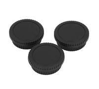 Kit Copriobiettivo per Fotocamera Professionale | Coperture Protettive Anteriori Antipolvere per il Corpo Posteriore per Accessori DSLR Compatibili con Set di 3 Inclusi