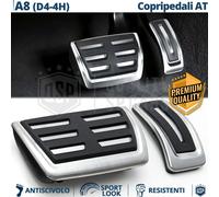 Kit COPRIPEDALI Sportivi per Audi A8 D4-4H Cambio AUTOMATICO Pedaliere Sportive