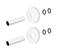 Kit copritubo per termoarredo in Ottone - set 2 pezzi, disponibile in diverse colorazioni, compatibile con tubi in rame e multistrato