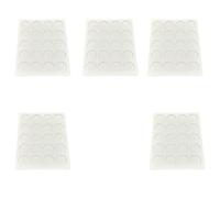 KIT COPRIVITE ADESIVO TONDO DIAMETRO 13 mm DIVERSI COLORI | 20, 100 E 200 PEZZI | COPRI VITE PER SCRIVANIA, MOBILI, CASSETTI | TAPPINI COLORATI (Avorio, 100)