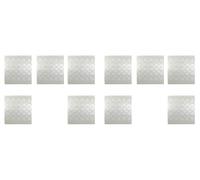 KIT COPRIVITE ADESIVO TONDO DIAMETRO 13 mm DIVERSI COLORI | 20, 100 E 200 PEZZI | COPRI VITE PER SCRIVANIA, MOBILI, CASSETTI | TAPPINI COLORATI (Alluminio, 200)