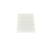 KIT COPRIVITE ADESIVO TONDO DIAMETRO 13 mm DIVERSI COLORI | 20, 100 E 200 PEZZI | COPRI VITE PER SCRIVANIA, MOBILI, CASSETTI | TAPPINI COLORATI (Avorio, 20)