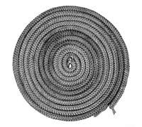 Kit corda per stufa, 8 mm x 300 cm/12 mm x 2 m, corda antincendio a legna lunghezza stufa stufa a legna guarnizione per porta di caldaia, forno industriale e stufe a legna