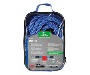 KIT CORDA TRAINO Master, cavo traino 5000 kg Diametro 18 mm - Lunghezza 4 m