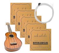 Kit corde per ukulele - 5 set di per la riparazione | Corde Dee di ricambio per esercitarsi con l'ukulele, per tutti i livelli, concerti, festival, riunioni