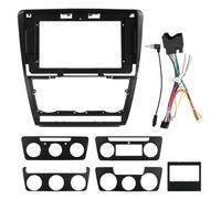 Kit Cornice Autoradio 10 ''Pannello Autoradio Android Lettore Stereo Involucro Telaio 2Din Unità Testa Fascia Dash Copertura Trim Per SKODA Per OCTAVIA 2004-2014 Mascherina Pannello Radio