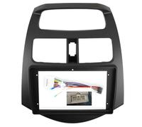 Kit Cornice Autoradio Schermo Navigazione Android 9 Pollici Cruscotto 2 Din Car Dash Trim Kit Stereo Facia Panel Frame Per CHEVROLET Per Spark (M300) 2010-2016 Mascherina Pannello Radio
