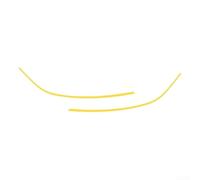 Kit Cornice Fari per facile Installazione per tesla Model 3 Y 2025 | Materiale PET , per spessore elevato, vivaci, compatibilità perfetta Model 3 Y(Yellow)