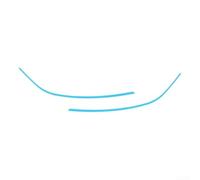 Kit Cornice Fari per facile Installazione per tesla Model 3 Y 2025 | Materiale PET , per spessore elevato, vivaci, compatibilità perfetta Model 3 Y(Blue)