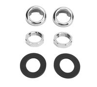 Kit cornice per scatola ruota tergicristallo ABS cromato 519988Z compatibile con Mini MKI Hatchback Classic 1959-1993, Austin Healey Sprite, MG Midget, MGB, Triumph Spitfire
