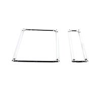 Kit cornice targa anteriore e posteriore in acciaio inox per Fiat 500 fino 1975