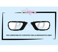 KIT CORNICI FARO FANALE PROIETTORE DX+SX NERE PER CITROEN C3 2020-2024