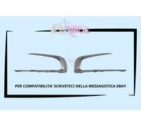 KIT CORNICI FARO FARETTO FENDINEBBIA CROMATE PER PEUGEOT 2008 2013-2016
