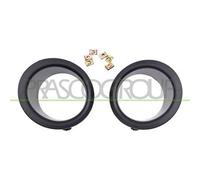 Kit Cornici Fendinebbia Nere Goffrate (destra+sinistra) Peugeot Partner 03/08