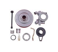 Kit corona pignone tamburo frizione da 3/8" adatto for motosega 365 362 372 371 503521305 503521305 W tubo flessibile olio ingranaggio a vite senza fine