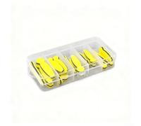 Kit corpo mosca in schiuma EVA, 18 pezzi, per legare mosche secche, galleggiabilità a cellule chiuse e prestazioni impermeabili sull'acqua (giallo e nero)