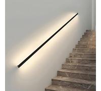 Kit corrimano a LED, corrimano per Scale con sensore di Movimento, Luce a Parete, 100Cm/39.4in, corrimano per Interni/Esterni per gradini e Facile Installazione, per gradini, corridoio, terrazza