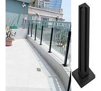 Kit corrimano per balaustra in vetro per patio e veranda, design contemporaneo con hardware per applicazioni di recinzione e ringhiera