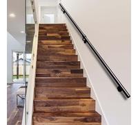 Kit corrimano per scale industriali, barra di sicurezza a parete per interno/esterno, ringhiera in metallo per casa, giardino, corridoi, loft, terrazze, robusto ed elegante