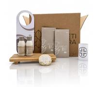 Kit Cortesia 228 Pezzi; 56 shampoo, 56 creme corpo, 56 saponette, 30 cuffie monouso e 30 vanity set - In omaggio 100 fasce garanzia wc e 10 cartellini non disturbare.