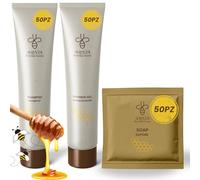 Kit Cortesia B&B Hotel Albergo Bagno Monouso 150 pezzi 50x Bagnoschiuma Tubetto 40ml 50x Shampoo Tubetto 40ml 50x Sapone Tondo 15g