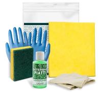 Kit cortesia Residence 007G, set pulizia cucina 5 pezzi per appartamenti, campeggi e B&B - (Cartone da 20 kit)